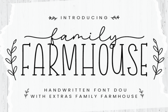 Family Farmhouse Font